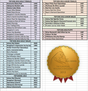 european top dog 2013